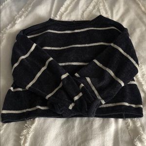 Navy and white stripped sweater